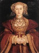 HOLBEIN, Hans the Younger Portrait of Anne of Cleves sf Germany oil painting artist